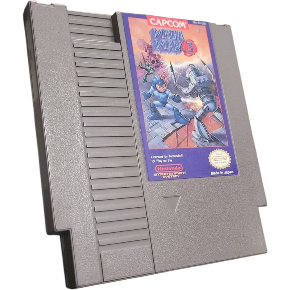Mega Man 3 Nintendo NES Capcom 1990 Authentic Video Game Cartridge NES-NM-USA